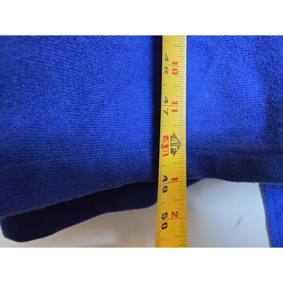 Vintage Bill Blass Robe Mens One Size Blue Terry Cloth Lounge USA Pockets Belted - Picture 6 of 6